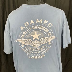 XXL Ademec Harley Davidson Jacksonville Florida T-shirt